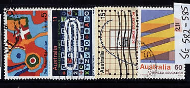 AUSTRALIA 1974 EDUCATION IN AUSTRALIA SET OF 4 VFU.SG 582-85