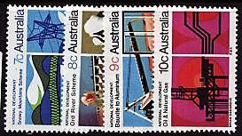 AUSTRALIA 1970 NATIONAL DEVELOPMENT (1st SERIES) SET OF 4 LMM.SG 469-472