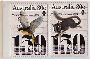 AUSTRALIA 1984 150th ANNIV OF VICTORIA SET OF 2 VFU.SG 959-60