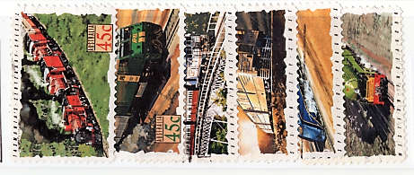 AUSTRALIA 1993 AUSTRALIAN TRAINS SET OF 6 VFU.SG 1405-10