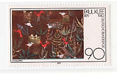 GERMANY WEST 1979 BIRTH CENTENARY OF PAUL KLEE 90pf LMM.SG 1909