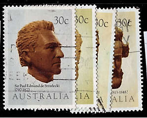 AUSTRALIA 1983 EXPLORERS OF AUSTRALIA SET OF 4 VFU.SG 898-901