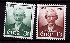 IRELAND 1958 BIRTH BIRTH CENTENARY OF TOM CLARKE SET OF 2 MM.SG 172-73.CAT R120