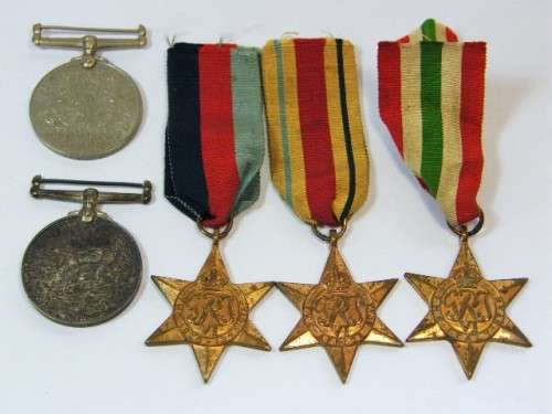Set of 5 WW2 medals issued to H. Stanbrige ( 194083 ) - as per photo