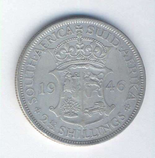SAU 1946 2 1/2 Shillings - Hard to get