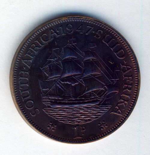 1947 SAU Proof Penny