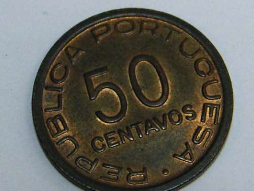 1945 Mozambique 50 centavos - excellent coin