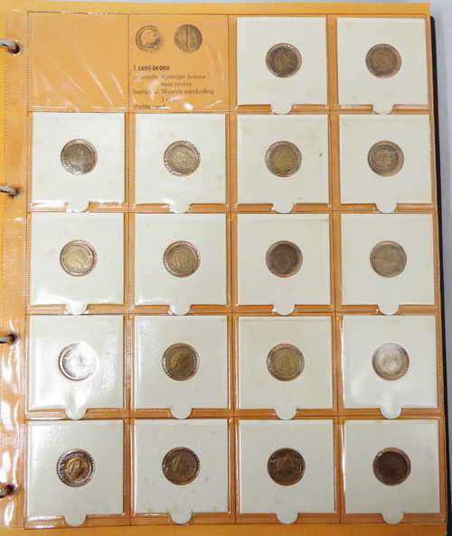 Netherlands full set of the coins of Juliana 1948 - 1980 - Including all the silver coins