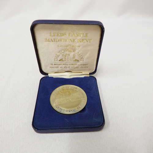 Leeds Castle Maidstone Kent limited edition medallion