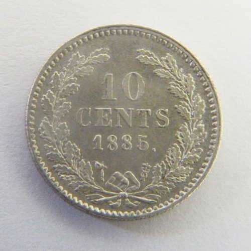 1885 Willem 3 - 10 cent uncirculated
