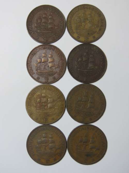 1937-1946 SA Union pennies