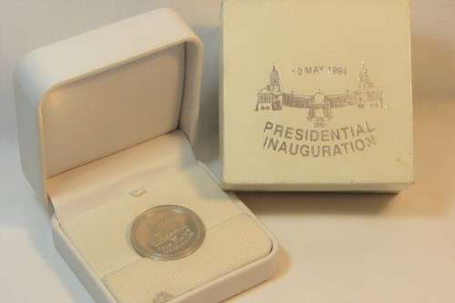 1994 RSA proof silver R1 VIP Presidential Inauguration in white box