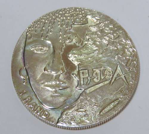1997 RSA uncirculated silver Protea R1
