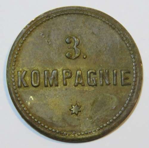 Herns#26a German South West Africa Windhoek 1 Mark 3 Kampagnie excellent condition