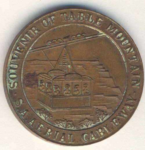 SA Aerial Cableway medallion - Souvenir of Table Mountain