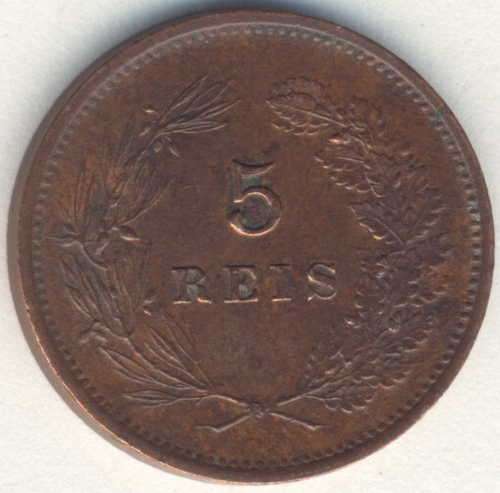 1891 Portugal 5 Reis