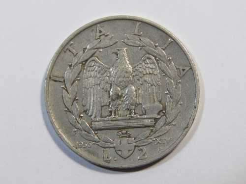 Italy 1936 - 14 Two Lire  - VF+