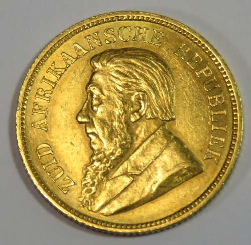 1892 ZAR Kruger halfpond - Excellent
