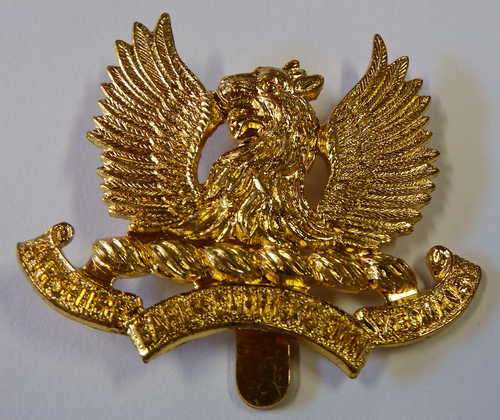Great Britain Ayrshire Yeomanry cap badge - Slide