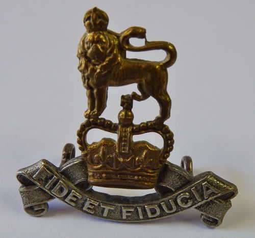 Great Britain Royal Army pay corps - Arms and services cap badge - Bi-metal -