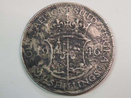 SA Union silver 1946 half crown - Very scarce - Only 11388 made