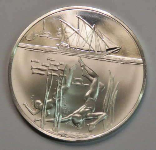 Qatar United Nations proof sterling silver medallion - 13,6 Grams