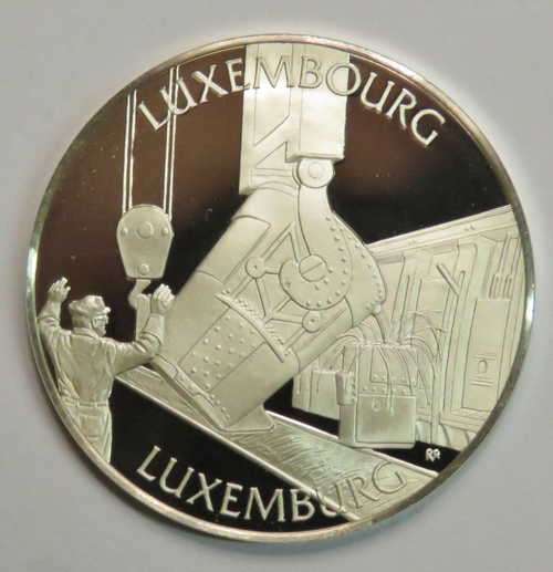 Luxembourg United Nations proof sterling silver medallion - Weighs 13,0 grams