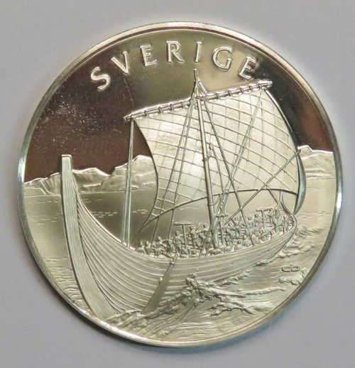 Sweden United Nations proof sterling silver medallion - 13,3 grams