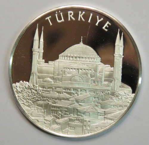 Turkey United Nations proof sterling silver Medallion - 12,7 Grams
