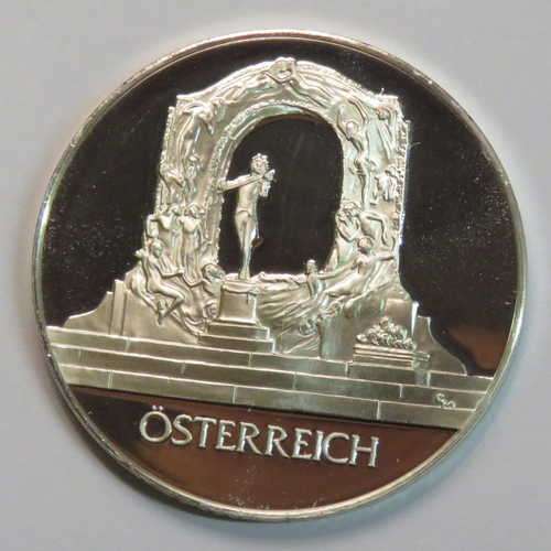 Austria United Nations proof sterling silver medallion - 13,0 Grams