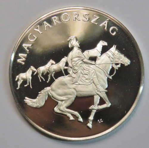 Hungary United Nations proof sterling silver medallion - Weighs 14,1 grams