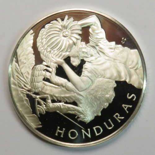 Honduras United Nations Proof sterling silver medallion - Weighs 13,3 grams
