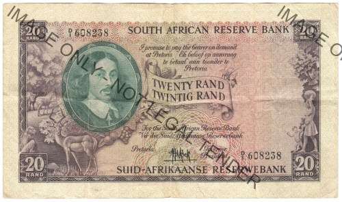 MH de Kock R20 note - D1 series - nice condition