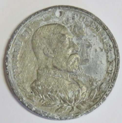 1902 Coronation of Edward 7 lead medallion