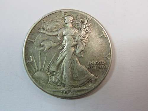 1941 "Walking Liberty" half dollar