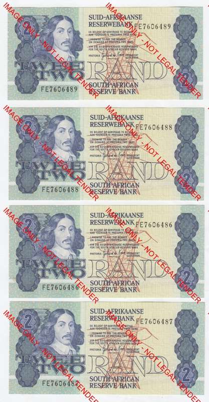 Lot of 32 3rd issue consecutive numbered R2 notes - Uncirculated