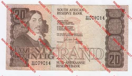 GPC de Kock 2nd issue R20 - Scarce - D1 - VF