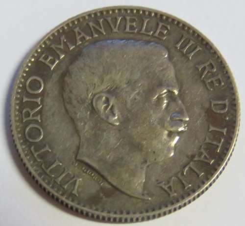 Italian Somaliland 1915 R half Rupia - XF