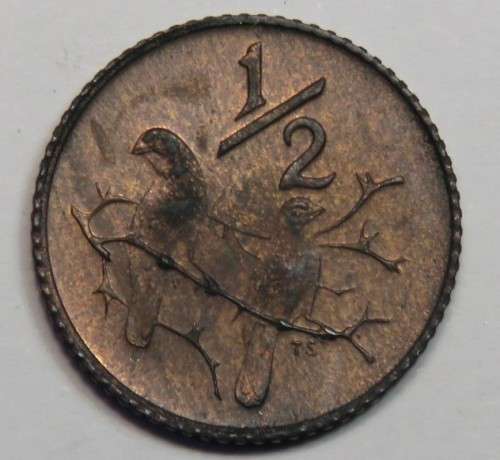 Uncirculated 1972 half cent - Only 10 000 minted