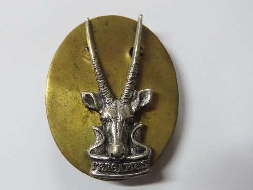 SWA Territorial Forces Head Quarters cap badge with plate