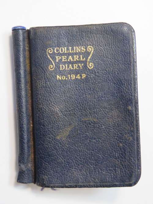 1956 Collins pearl diary with diary - Almost unused
