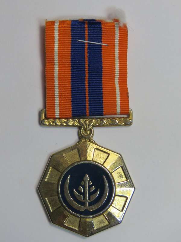Pro Patria medal - Fixed suspender