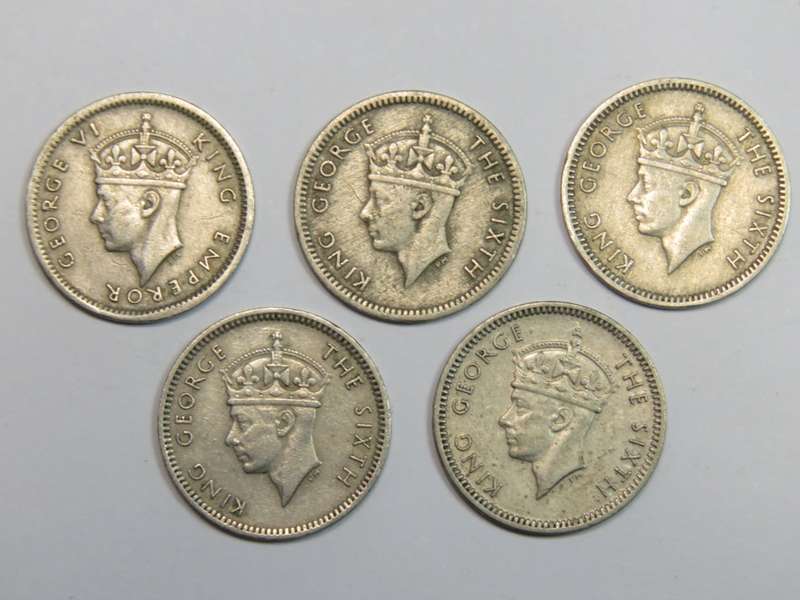 Full Set of Southern Rhodesia Copper - Nickel