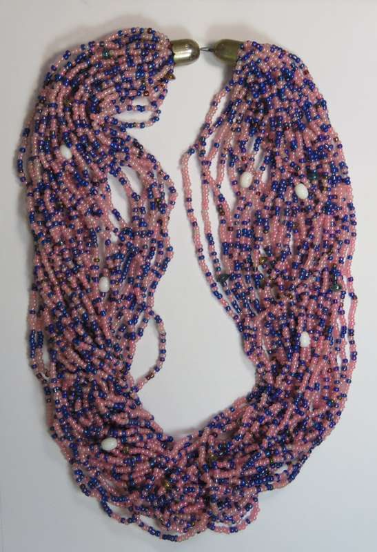 Vintage Zulu multi string bead necklace