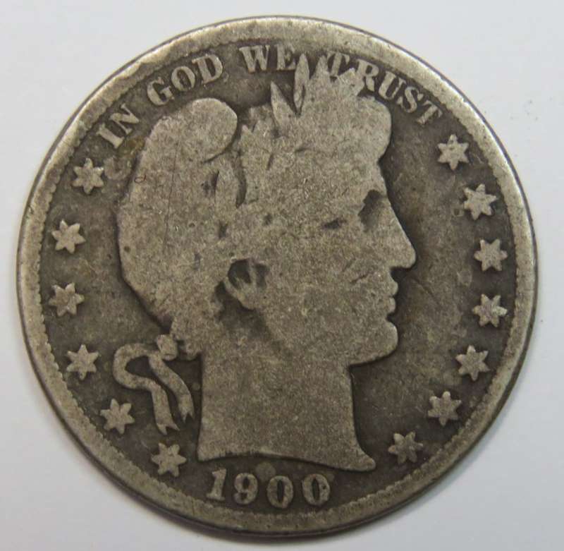 1900 Silver Half Dollar ( San Francisco ) Mint Mark S