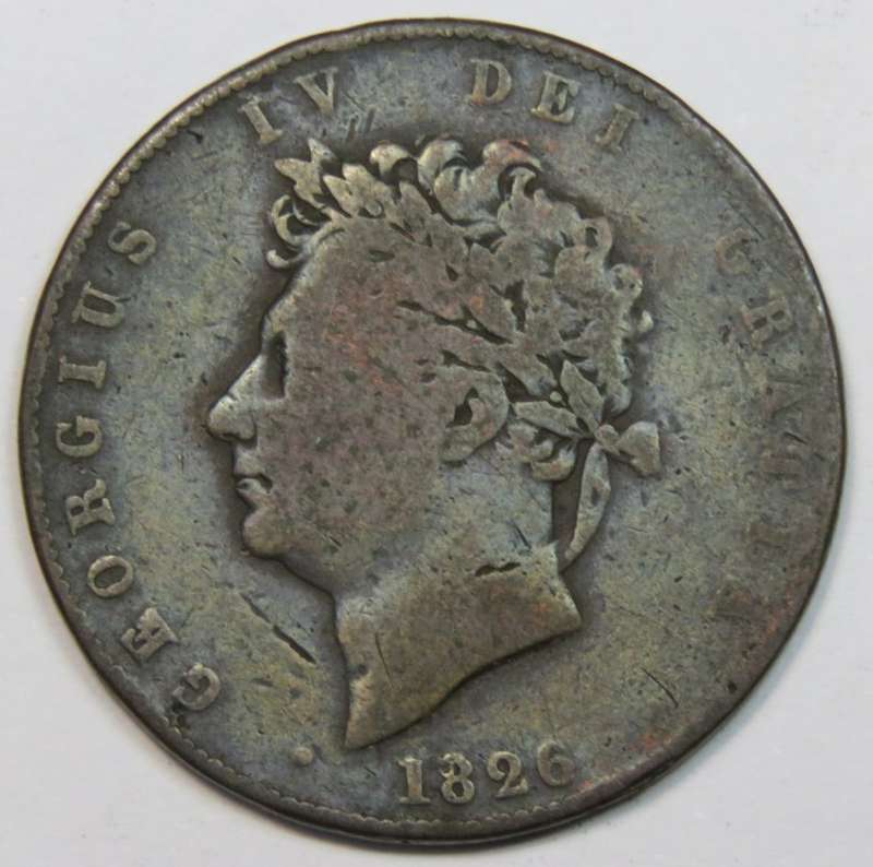 1826 Half Penny