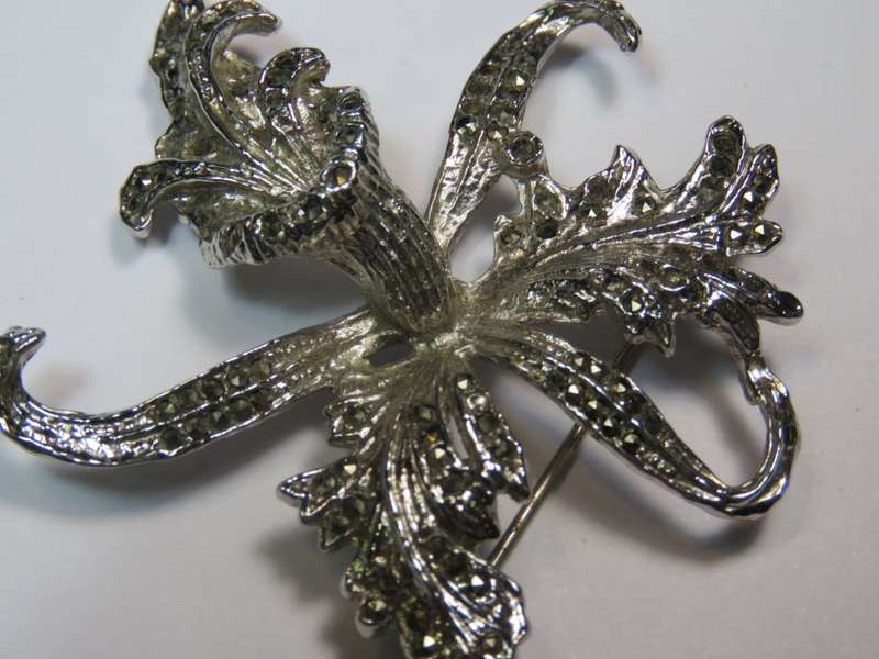 Lovely Marcasite Brooch