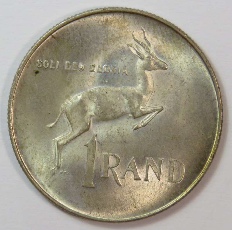 1966 Silver RSA R1 with `O` and `G` filled with metal