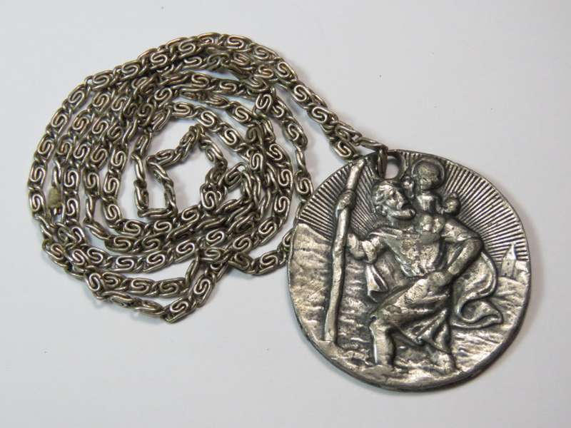 St Christopher with chain - 66cm