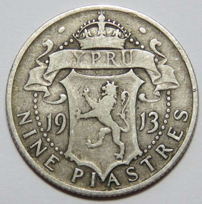 Cypres 9 Piastes - 1913